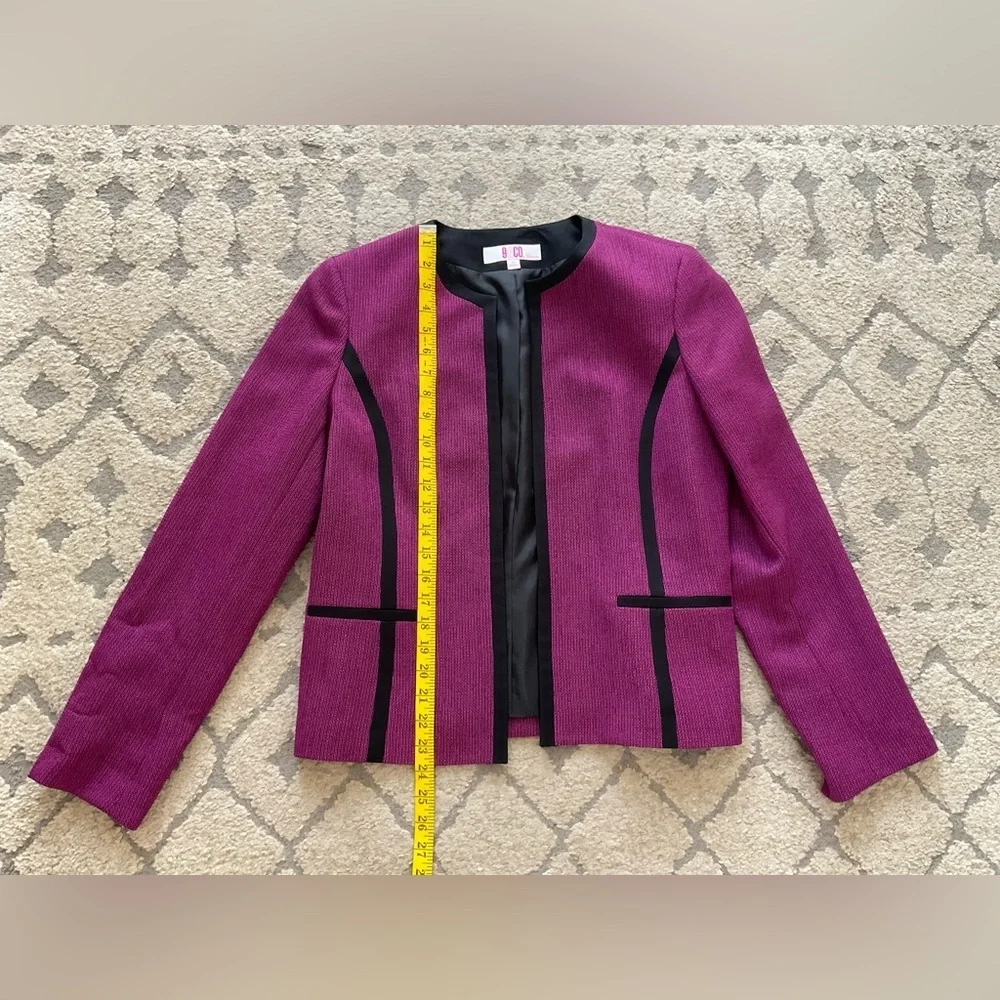 Women's Purple and Black Blazer